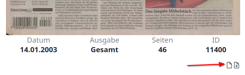 Ausgabe gekauft